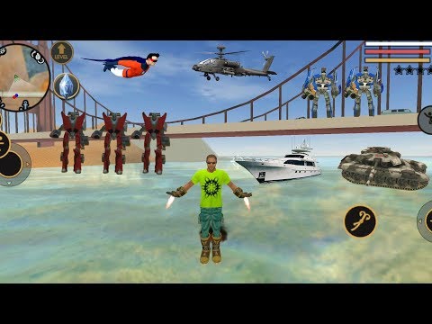 Vegas Crime Simulator(Vegas Hero Fight Red Car Robot on Bride)Car Robot Brides - Android Gameplay HD