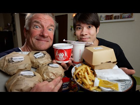Wendy's Burgers & First Kitchen Japan ~ Eric Meal Time #1056