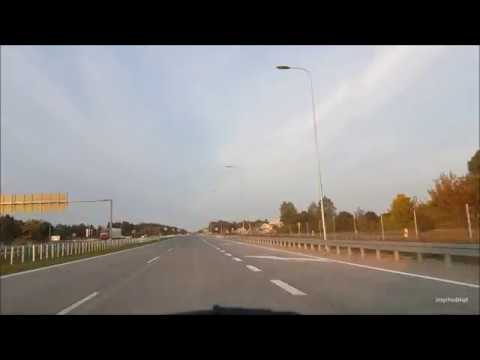 Nowy odcinek - droga ekspresowa S8 - Poręba - Węzeł Brok - kilka godzin po otwarciu