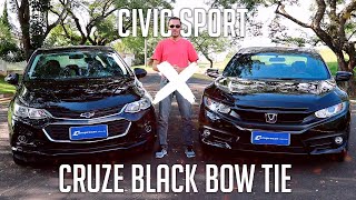 Comparativo: Civic Sport x Cruze Black Bow Tie