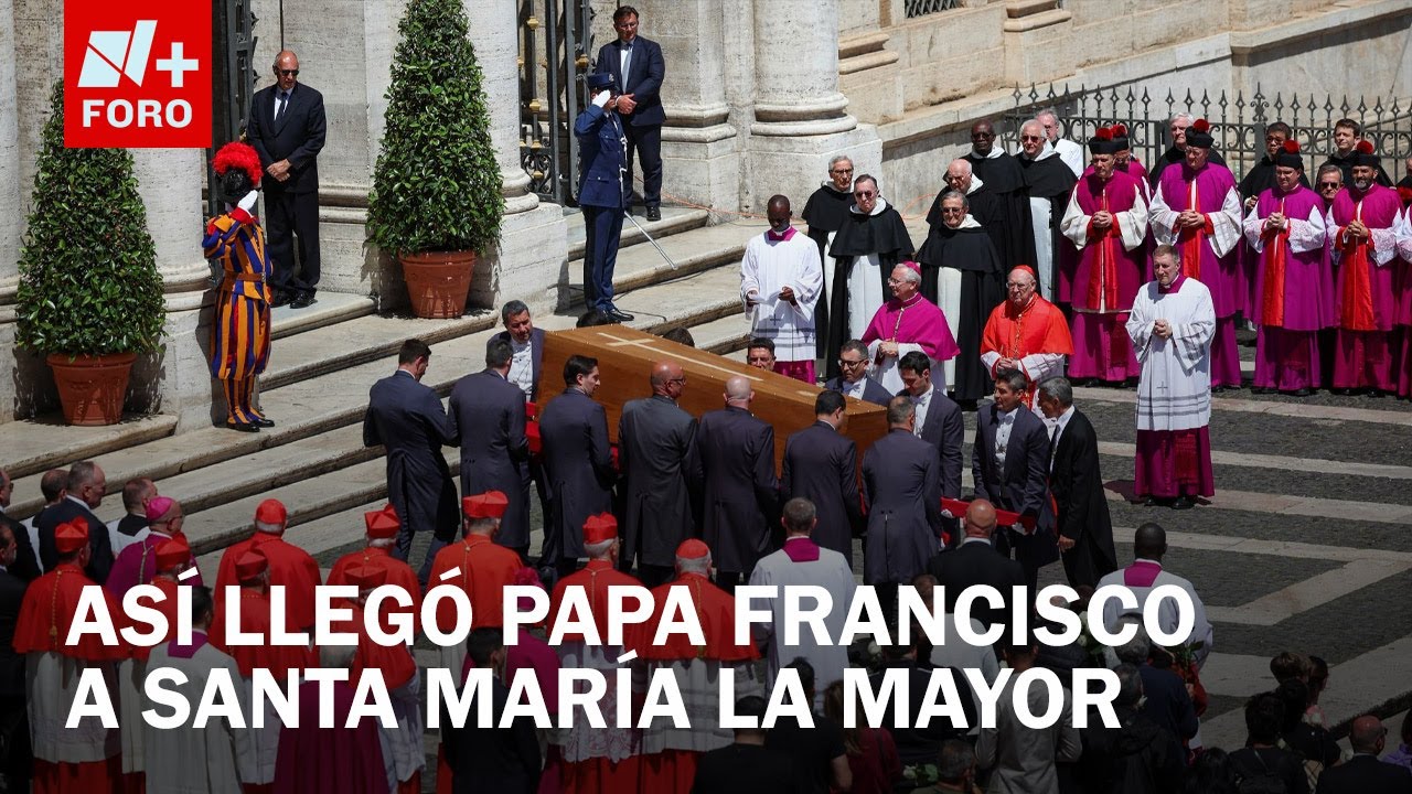 El papa Francisco llega a su última morada: Basílica de Santa María la Mayor - Las Noticias