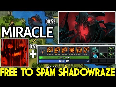 Miracle- [Shadow Fiend] Free To Spam Shadowraze New Favorite Build 7.21 Dota 2