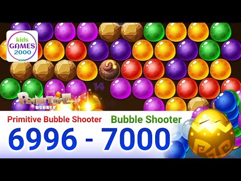 Primitive Bubble - Bubble Shooter.level 6996 to 7000