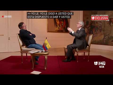 Entrevista exclusiva de Daniel Coronell al presidente de Colombia Gustavo Petro