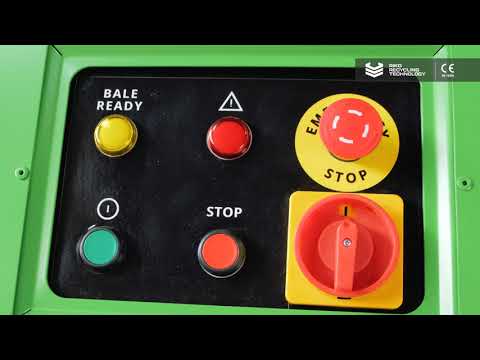 HYDRAULIC BALING PRESS FOR WASTE, PET BOTTLES AND GARBAGE - RTV-5 MODEL 2021 BALER MACHINE FOR SALE