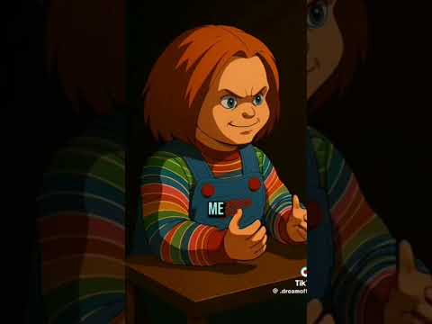 CHUCKY VS M3GAN WHO WINS? #chucky #m3gan #horror #viral #icons #fyp #subscribe