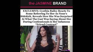 Cynthia Bailey Reacts To Some Referring To Her As Nene’s Sidekick