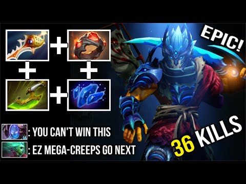 MEGACREEPS DEFENSE And They Think its Over But, Forgot LAST BOSS Juggernaut Epic Comeback WTF Dota 2