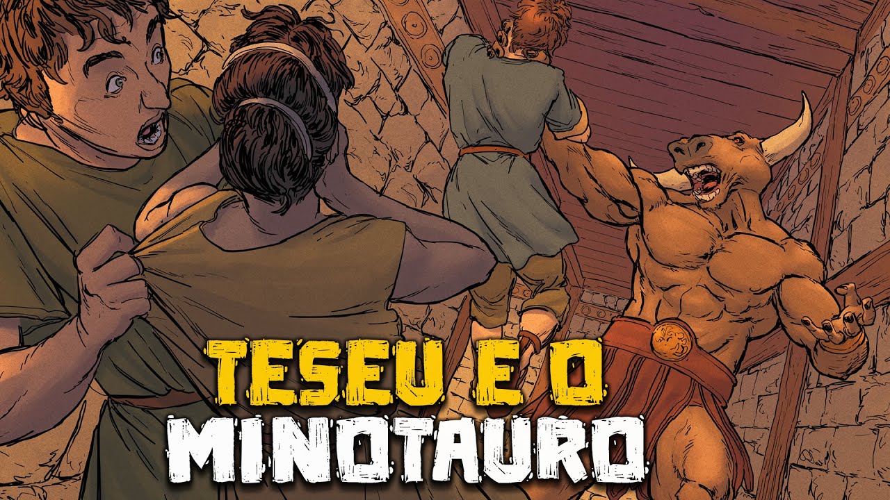 Teseu no Labirinto do Minotauro - Ep 3/3 -  Mitologia Grega em Quadrinhos - Foca na História