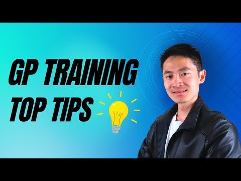 Watch this video to get the most out of GP Training