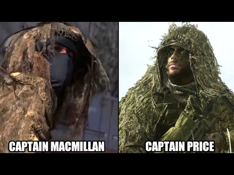 Everytime Captain Price mentions or talks with his mentor Macmillan in COD: Modern Warfare...