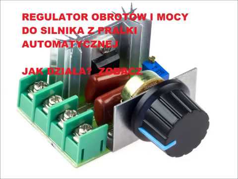 SILNIK Z PRALKI Z REGULATOREM OBROTÓW I MOCY 2000w