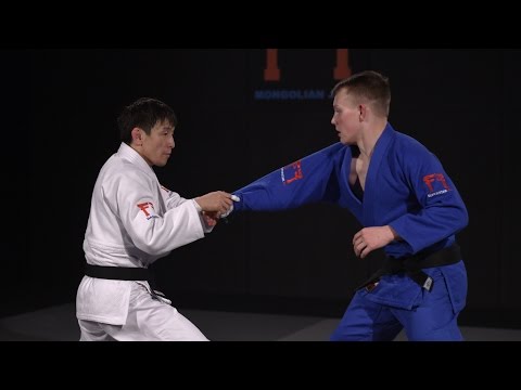 Mongolian Judo - Grip fighting