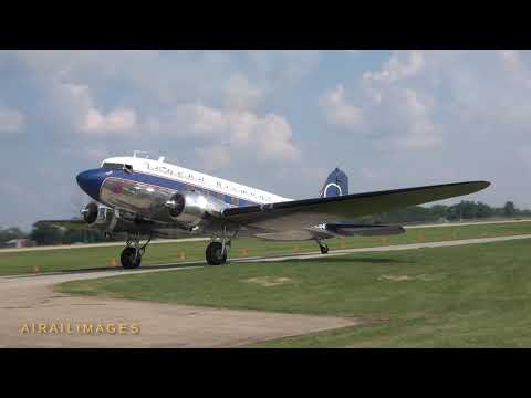 EAA AirVenture Oshkosh 2019 Wed-Thurs Mix - MiG-17 A-4 F-35 C-47 DC-3