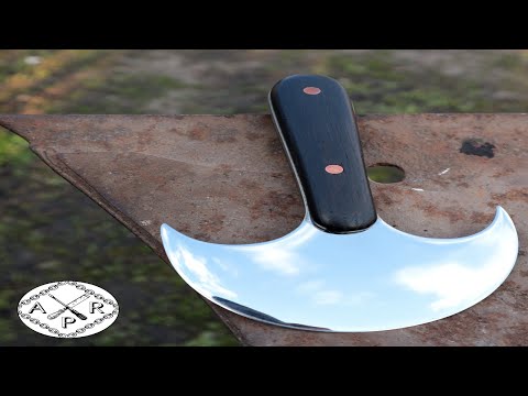 Rusty Plow FORGED into a Razor Sharp Head KNIFE