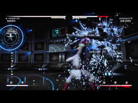 Mortal Kombat X Raiden Thunder God corner reset mixup