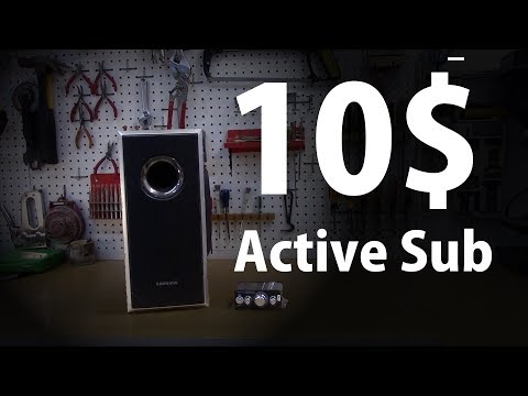 DIY 10$ Active Subwoofer
