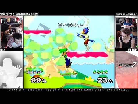 Arcamini 7 - WINNERS FINAL - Tekk (Falco) VS Jah Ridin' (Luigi)