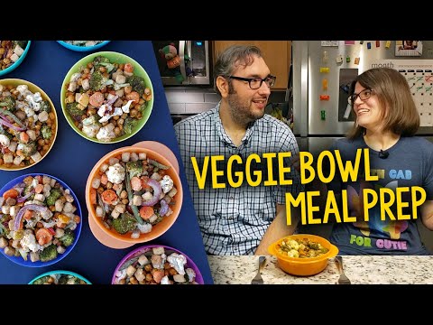 Meal Prep Recipe: J & B’s Super Power Veggie Tofu Bowl Thingy (Vegan, Plant-Based)