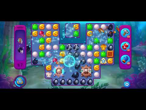 Fishdom Very Hard level 10891 no boosters フィッシュダム ベリーハード