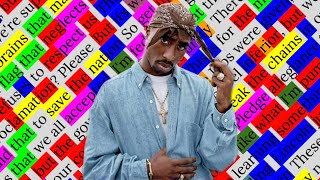 Tupac, Words of Wisdom | Rhyme Scheme Highlighted