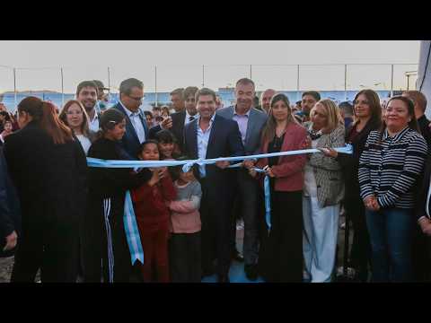 El gobernador participo del acto de inauguración del Paseo de la Argentinidad en Rawson