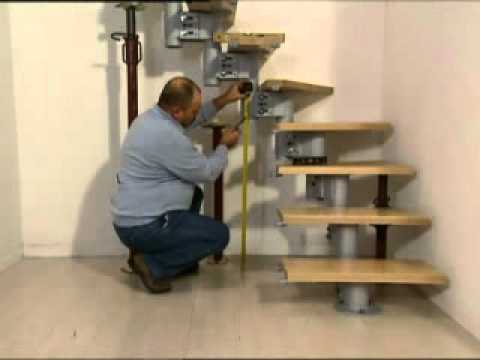 montáž schodiště Arké Komoda - www.dvere.cz