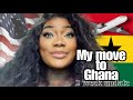 Relocated to Ghana 🇺🇸✈️🇬🇭 *2 week update* pt. 1 |Aligned with the Ammahs|