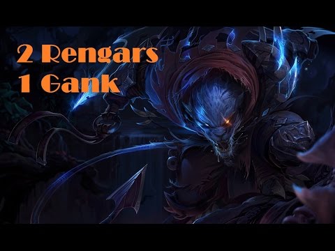 2 Rengars 1 Gank