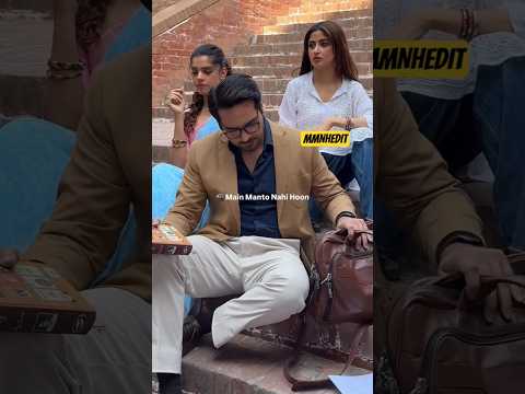 Main Manto Nahi Hoon - episode 5 drops this Friday, stay tuned 🥹❤️ Main manto nahi Hoon bts #love