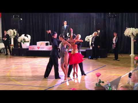 Augustinas Trinkus & Neda Elena Šalugaitė | Estonian open championship 2017 | Juniors II | Rumba