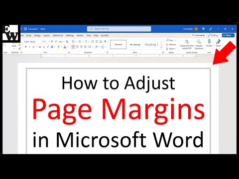 How to Adjust Page Margins in Microsoft Word Video