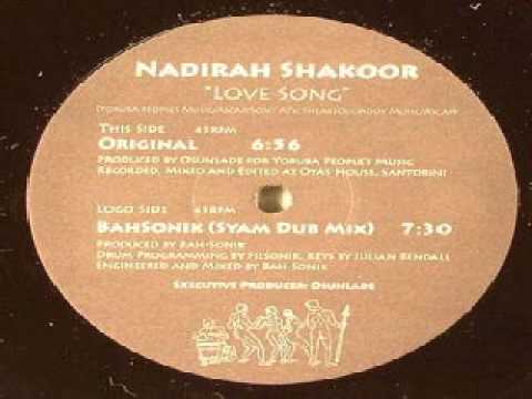 Nadirah Shakoor ‎– Love Song (Bahsonik Syam Dub Mix)