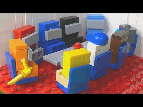 Among Us in Lego 6 - The AIRSHIP (animation)