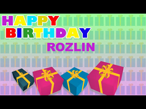 Rozlin - Card  - Happy Birthday