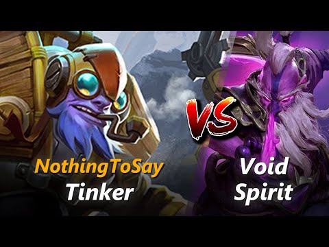 NothingToSay mid Tinker vs Void Spirit | First 10 minutes
