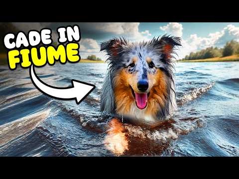 PORTO il MIO CUCCIOLO di CANE a PESCARE ma...