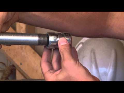 3/4 Zinc Plated Steel Compression Coupling: RTC75