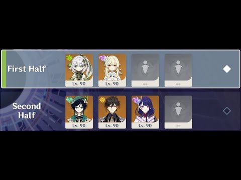 3.4 Spiral Abyss, Archons & Traveler - (Floor 12, 9★)