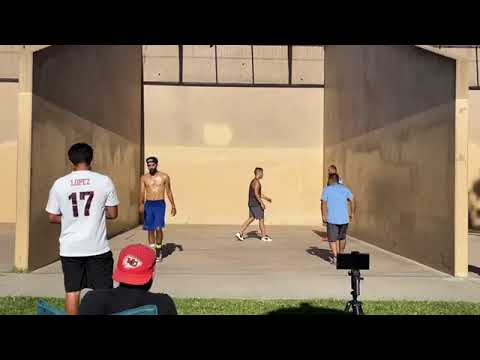 Fresno Hot as Hell 🔥🥵🔥 Open Doubles 3 Wall Big Ball Handball Tournament Finals 2022