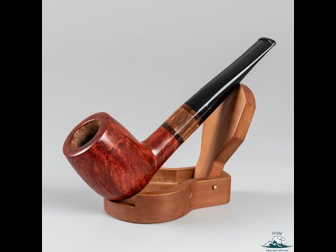 Once Smoked Stanwell Zebrano Smooth Billiard (88) 9mm
