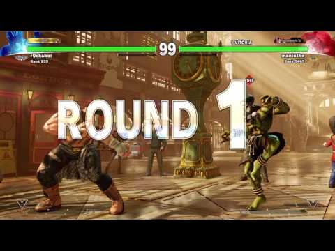 maninthe (Dhalsim) Vs rockaboi (Alex) Street Fighter 5