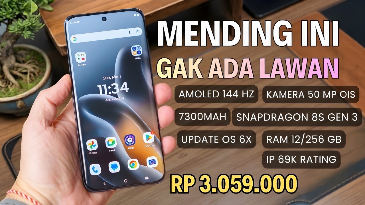 BENERAN GAK ADA LAWAN‼️7300mAh, RAM 12/256 GB - HP 3 JUTAAN TERBAIK APRIL 2026