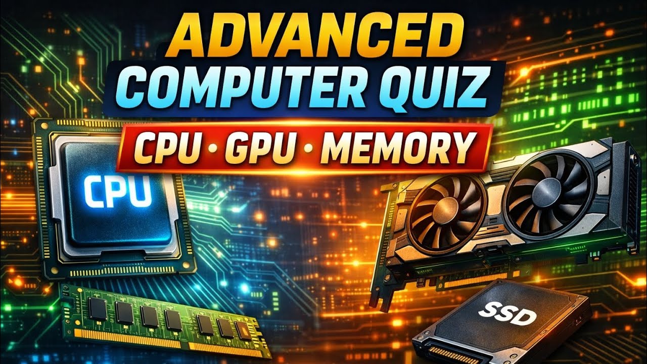 Advanced Computer Quiz | CPU, GPU & Memory Test