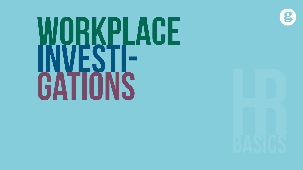 HR Basics: Workplace Investigations 2e