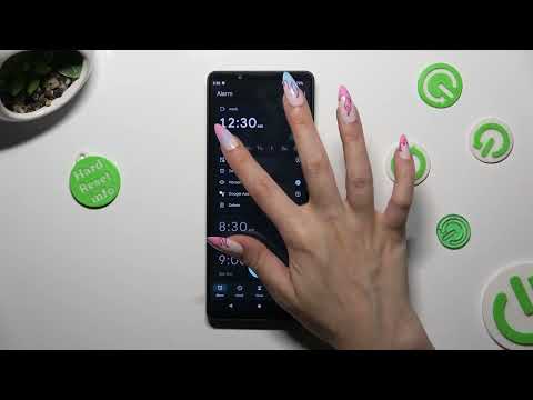 How to Set Up Alarm Clock in SONY Xperia 1 V – Add / Customize Alarm