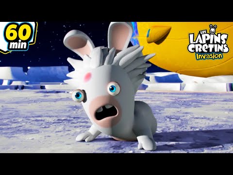 Les Lapins affrontent les Aliens ! | Les Lapins Crétins Invasion🐰 | Compilation 1H