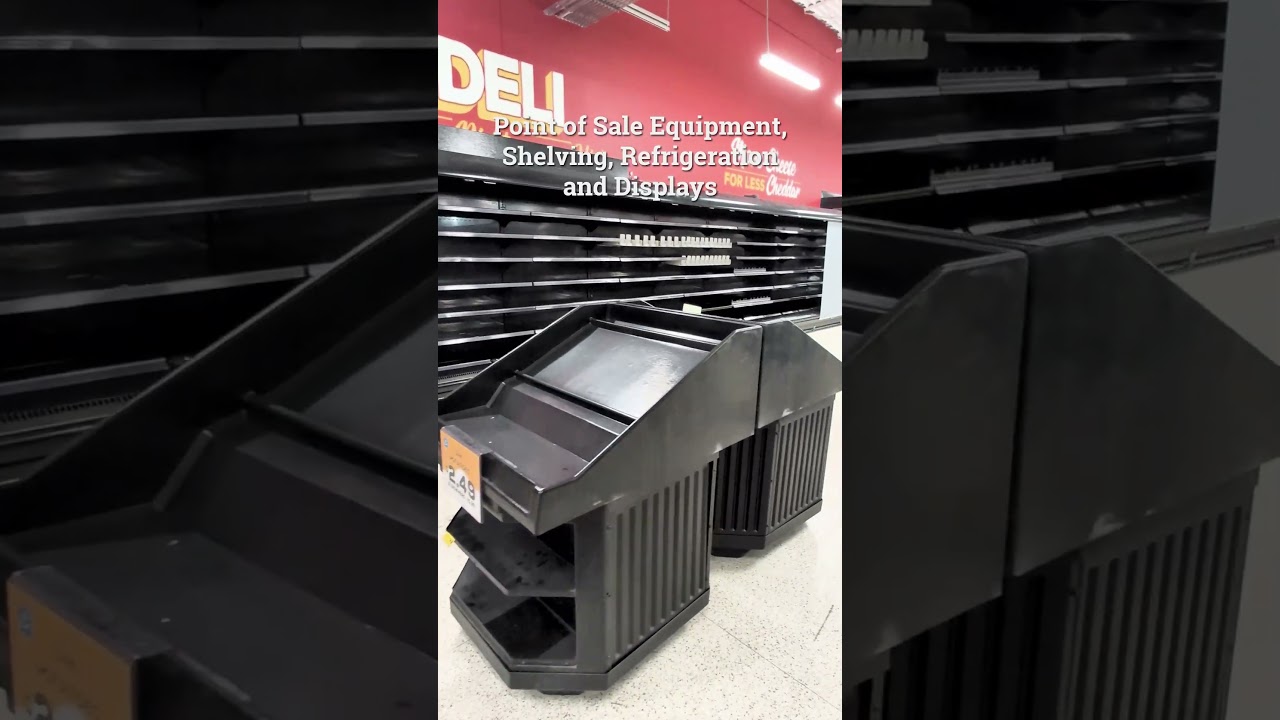 🛒 Grocery Outlet Supermarket Equipment Liquidation | Parma, OH
