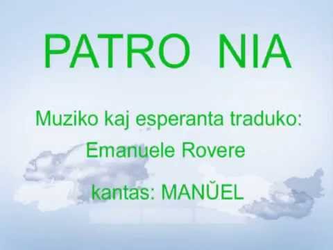 PATRO NIA  (Nia plej bela preĝo)