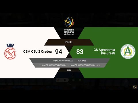 L1BM 2021-2022: CSM CSU 2 Oradea - Agronomia București